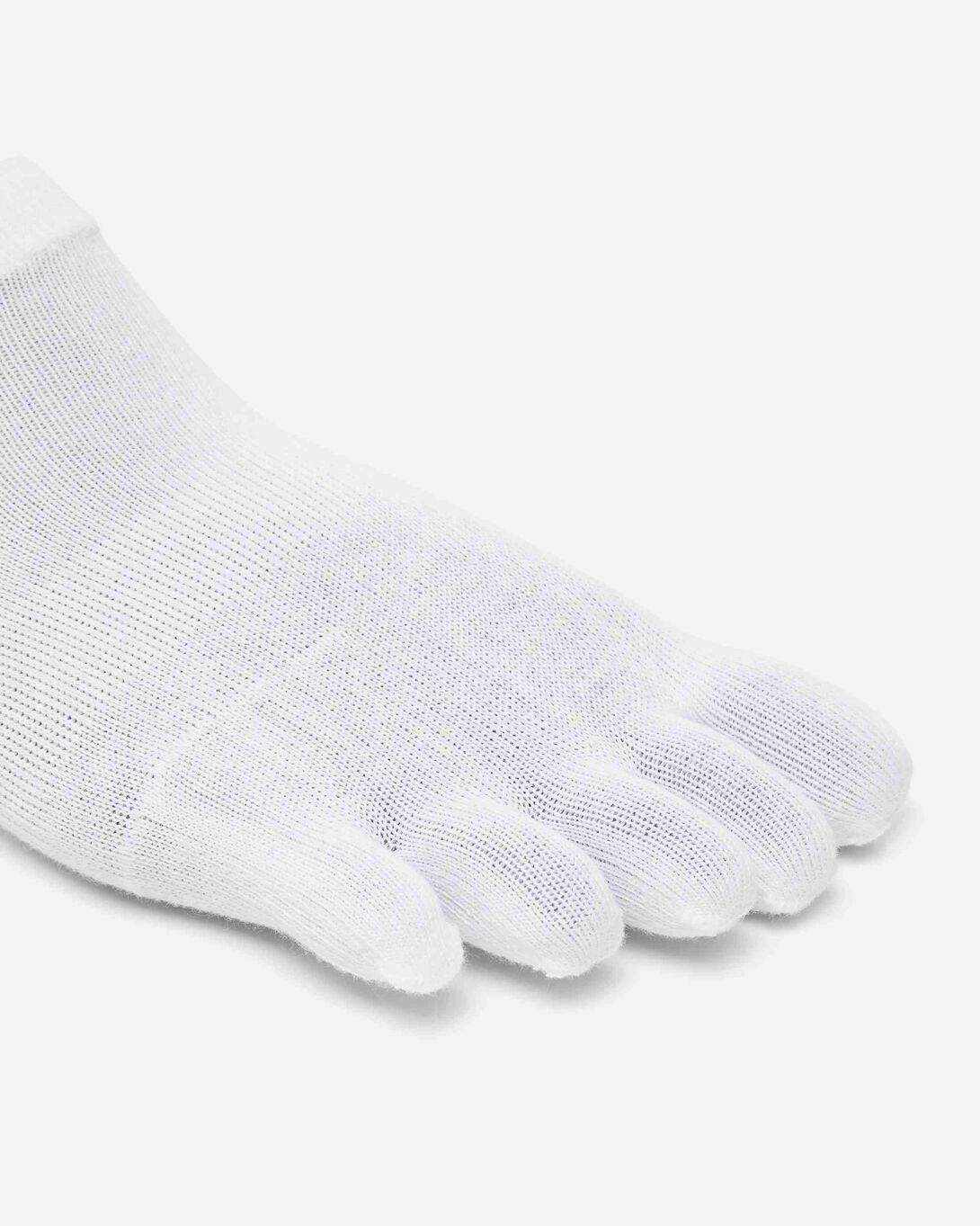 Men's Five Finger Socks Five Toe Socks Sports Socks, White-1